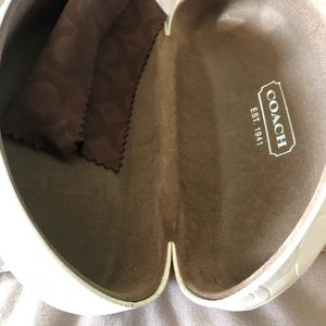Coach Accessories - Coach Sunglass Case with wiper towel. Coach Accessories - Coach Sunglass Case with wiper towel.